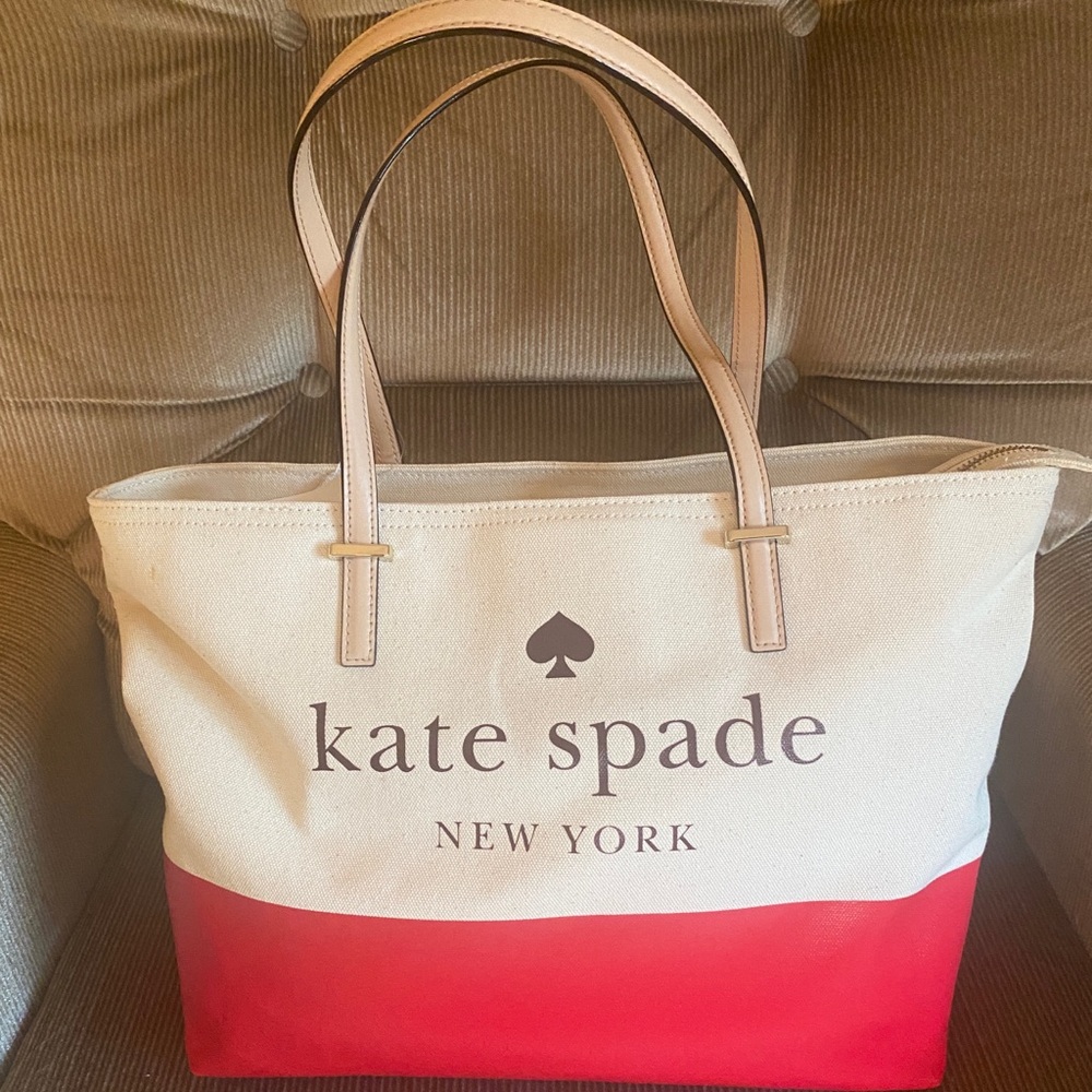 NWT Kate Spade Canvas Tote